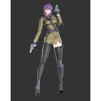 1/24 75mm 1/18 100mm Resin Model Gost The Shell Girl Figurine Unpainted No Color RW-804