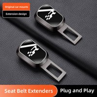 Car Seat Belt Extend Alloy Fastener Safety Strap Buckle Extender Accessories For Seat Leon Mk3 Mk2 5f Ibiza 6j 6l Ateca Born FR