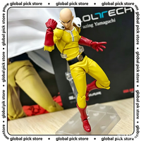 Anime New One Punch Man Saitama Amazing Yamaguchi Revoltech Saitama In Stock Anime Action Collection Figures Model Toys Gifts