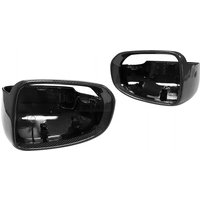 Carbon Fiber Mirror Cover Caps For Volvo XC60 2018-2023 XC90 2017-2022 V90 2020-2022 Full Replacement Perfect Fitment