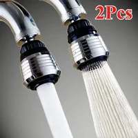 2Pcs 360 Rotate Swivel Faucet Nozzle Filter Adapter Water Saving Tap Aerator Diffuser