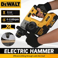 DEWALT DCH273 Rotations-Schlagbohrmaschine 18 V/20 V MAX SDS Bürstenlos 1 Zoll PLUS L-förmiger Holzbearbeitungs-Schlagbohrschrauber (keine Batterie)