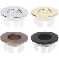 1Pc Bathroom Sink Overflow Covers Trim Ring Cap Round Ring Basin Insert Replacement Useful Sink Hole Cover Tub Drain Stopper