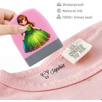 1pc Personalize Custom Name School Uniform Princess Seal Stamp for School Supplies Teachers Halloween Christmas Gifts