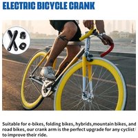 AliExpress BAFANG Bafang Crank Arm Electric Bicycle Crank Mid Motor Aluminum Alloy Crank Crank and pedal Essential Parts Mid Motor Accessary 170mm