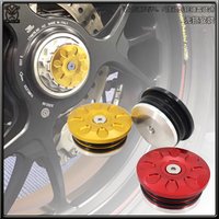 for Ducati V4 1098 1198 1199 1299 Panigale Multistrada 1200 Diavel Rear Axle Fork Cap Nut Cover Wheel Axle Slider Screw Decorati