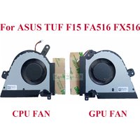 New 12V Laptop Cooling Fans Cooler For ASUS TUF F15 FA516 FX516 FX516P FX516PE PM CPU VGA Graphics Card Fan 13NR0760P01011 02011