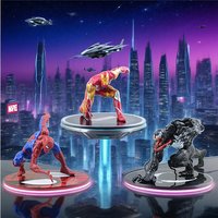 2025 new Latest Venom Solid PVC Lying Position Venom Villain Alliance Spider Man Anime Handmade Model Decoration Doll Children's