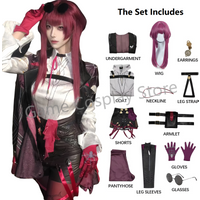 Honkai Star Rail Cosplay Costume Honkai Kafka Cosplay Costume Helloween Party Suit with Wig Kafka Outfit Uniform