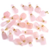 2Pcs Random Essential Oil Perfume Bottle Pendant For Jewlry Making DIY Necklace Accessory Wholesale