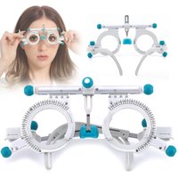 Adjustable Optical Trial Lens Frame,Optic Trial Lens Frame PD 48-80mm,Eye Optometry Lens Frame for Visual Inspection in Optical