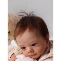 49CM Full Body Silicone Vinyl Newborn Baby Dolls Reborn Felicia Doll Hand Paint with Genesis High Quality 3D skin Tone