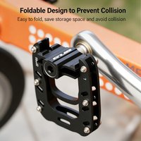 GUB Bicycle Triple-Ball Bearing Folding Pedal Aluminum Alloy Pedal with Anti-Slip Surface Road & Mountain Bike Folding Bicycle