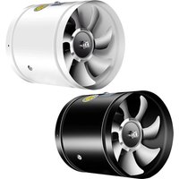 220V/110V exhaust fan, suitable for 4-inch HVAC ventilation fans in bathrooms, kitchens, workshops, and basements, black