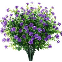 Artificial Plastic Flowers Fake Eucalyptus Plant Wedding Bridal Bouquet Christmas Decor Vase for Home Windowsill Bonsai Festival