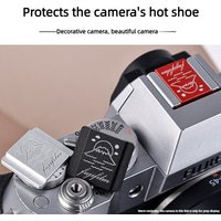 Camera Hot Shoe Cover Suitable For Fuji XS20 XT50 XT30 Gen3 XM5 X100VI Canon Nikon Z30 ZF Leica Camera Accessories