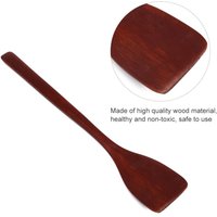 Kitchen Utensils No Stick Wooden Spatula High Heat Sturdy Wooden Turner Premium Flat Frying Spatula Stir-Fry