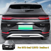 For BYD SEALION 6 EV BYD Seal U 2024 2025 stainless Exterior Car Rear Door Trunk Stripe Tailgate Decoration Styling Accessories