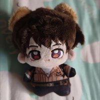 Pilot Caleb Plush Toy with Ear 10cm Anime Plushie Doll Love and Deepspace Keychain Pandent Plush Toy Gifts