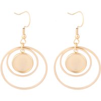6pcs Gold Plated Double Hoop Earring Base Blanks Fit 12mm Cabochon Setting Bezel Charms Diy Stainless Steel Jewelry Findings