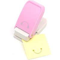 1pcs Random Color Creative Keychain Accessory Hole Punch for DIY Scrapbook Embossing Craft Tools, Excellent Quality