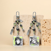 New Dainty Aya & Mitsuki Matching Keychains tgswiiwagaa Keychains Y2K Green Jewelry Accessory Gifts