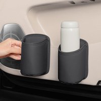 PU Leather Car Door Cup Holder Anti Scratch Organizer Beverage Drink Holder for Car Door for Commuting Road Trips Family