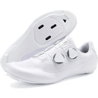 AliExpress Speed Cycling Sneaker Men's Road Cycling Shoes Cleat Shoes Spd Shoes Cycling Flat Pedal Shoes Man Bike Outdoor Footwear White