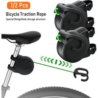 AliExpress NONE 1/2Pcs Adjustable Bicycle Traction Rope Bike Anti-lost Elastic Trailer Tow Rope Outdoor Mountain Cycling Tools For Parent-Child