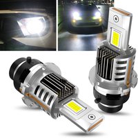 AUXITO 2Pcs D2S D4S D2R D4R LED Car Headlight Canbus HID D2S D4S LED Xenon Bulb 1:1 Turbo 12V Car Lamp Auto Light 6500K White