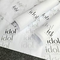 Custom Logo Gift Wrapping Paper Bouquet Packaging Paper for Clothing Gift Jewelry Candy Print Brand Gift Box Packaging Paper