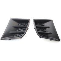 Fog Lamp Chrome Cover 7422A9/7422A8 Front Bumper Fog Light Grille Left Right Fog Lamp Cover Grilles for Peugeot 107 2009-2012