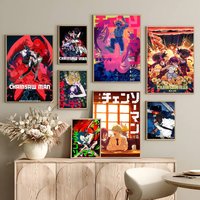 Chainsaw Man The Movie Reze Arc Anime Posters Sticky HD Quality Wall Art Retro Posters For Home Room Wall Decor