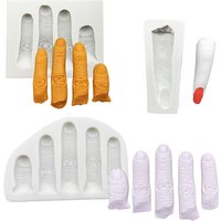 Halloween Finger Silicone Sugarcraft Mold Resin Tools Cupcake Baking Mould Fondant Cake Decorating Tools