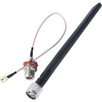 868MHz 915MHz LoRa External Rubber Rod Antenna Data Transmission Aerial N Male High Gain 5dBi Signal Amplification Enhancer