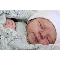 18 Zoll Bebe Reborn Pascale Blank Kit Limited Rare Sold Out Edition Lebensecht mit weicher Haptik und COA