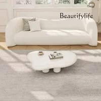 Modern Nordic Living Room Sofa Puffs Foam Sponge Minimalist Unusual Couch Reading Ergonomic Canape Salon Home Furniture Sets