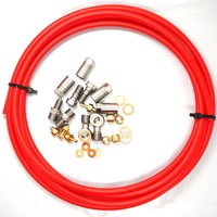 AliExpress Hope Tech Disc Brake Hose Bicycle Brake Lever For Front Rear Calipers For Hope Hydraulic Line Tube Length 2.5m