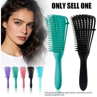 1Pc Octopus Massage Comb, Nylon Detangling Hair Brush for All Hair Types, Styling Bang Comb Scalp Massager