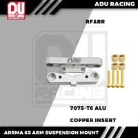 ADU RACING REAR SUSPENSION MOUNT CNC 7075-T6 ALUMINUM FOR ARRMA 6S 1/8 AND 1/7 V6