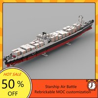 3314PCS MOC SS SeaLand McLand Puzzles Warship Set Assembly Creative Birthday Puzzle Christmas Toys Gift Toys for Kids Ages