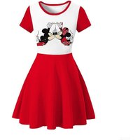 Mi Qi Classic Princess Dress, Girls' Summer New Dress, Children's Castle Printed Dress