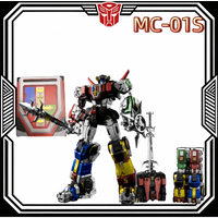 In Stock MC-01S ELVIS Action Figure Metallic Color 5-in-1 Combiner Voltron Model Transformable Robot Anime Cartoon garage kit