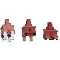 Power Switch Push Button KAN-L5 2Pin 4Pin Switch AC Water Heater Vacuum Cleaner Self-locking Power Switch Shredder Key Switch