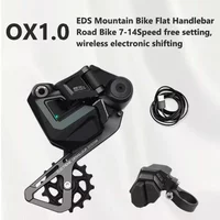 2025 WHEELTOP EDS OX Mountain 1.0/2.0 groupset MTB Wireless Electronic Transmission,7-13Speed adjustment,shifter+Rear Derailleur