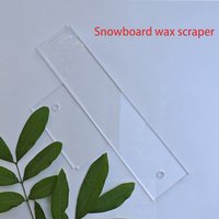 Snowboard Wax Scraper High Toughness Wax Scraper, Snowbo Snowboard Wax Scraper Snowboard Maintenance Wiper Christmas Gift