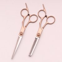 Haarschneideschere 6" Japan Edelstahl Friseurschere Effilierschere Haarschere Set Haarschnittschere für Schönheit Z1005