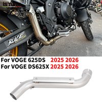 Slip For VOGE 625DS DS625X 2025 2026 Motorcycle Exhaust System Modified Mid Link Pipe Connect 50.8mm Muffler Escape Moto Muffler