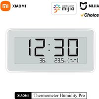 Xiaomi Mijia BT4.0 Wireless Smart Digital Clock Hygrometer Thermometer E-link Indoor Outdoor