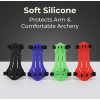 Soft rubber protector shooting guard bow and arrow shooting target practical hunting protection accessories